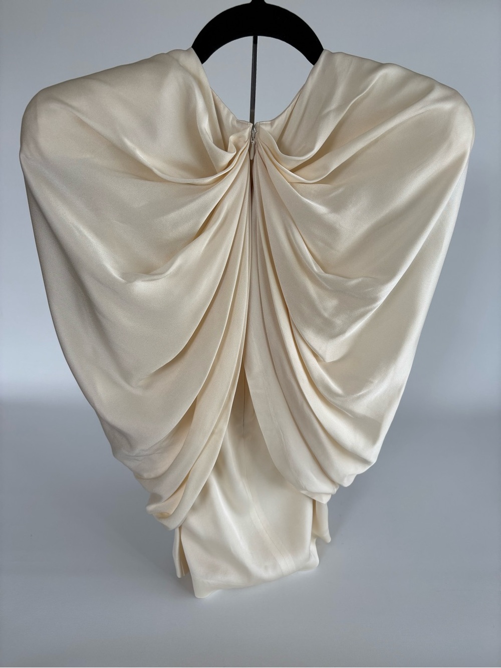 Stella McCartney x H&M 2026 Draped Satin Blouse Top Ivory Cream Size S New Tags